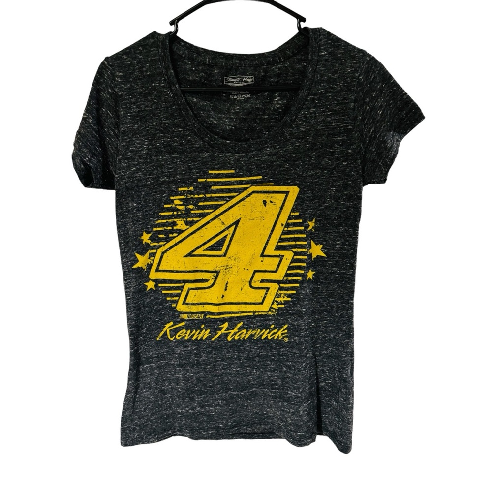 KEVIN HARVICK Racing NASCAR 4 Shirt Stewart Haas Gray Women’s Size Medium